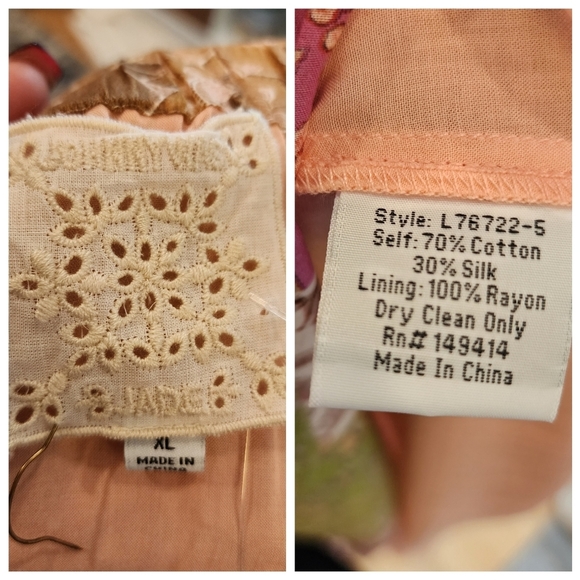 Johnny Was River Tiered Maxi Skirt Pull On Belted Silk Cotton Size XL - Picture 2 of 13